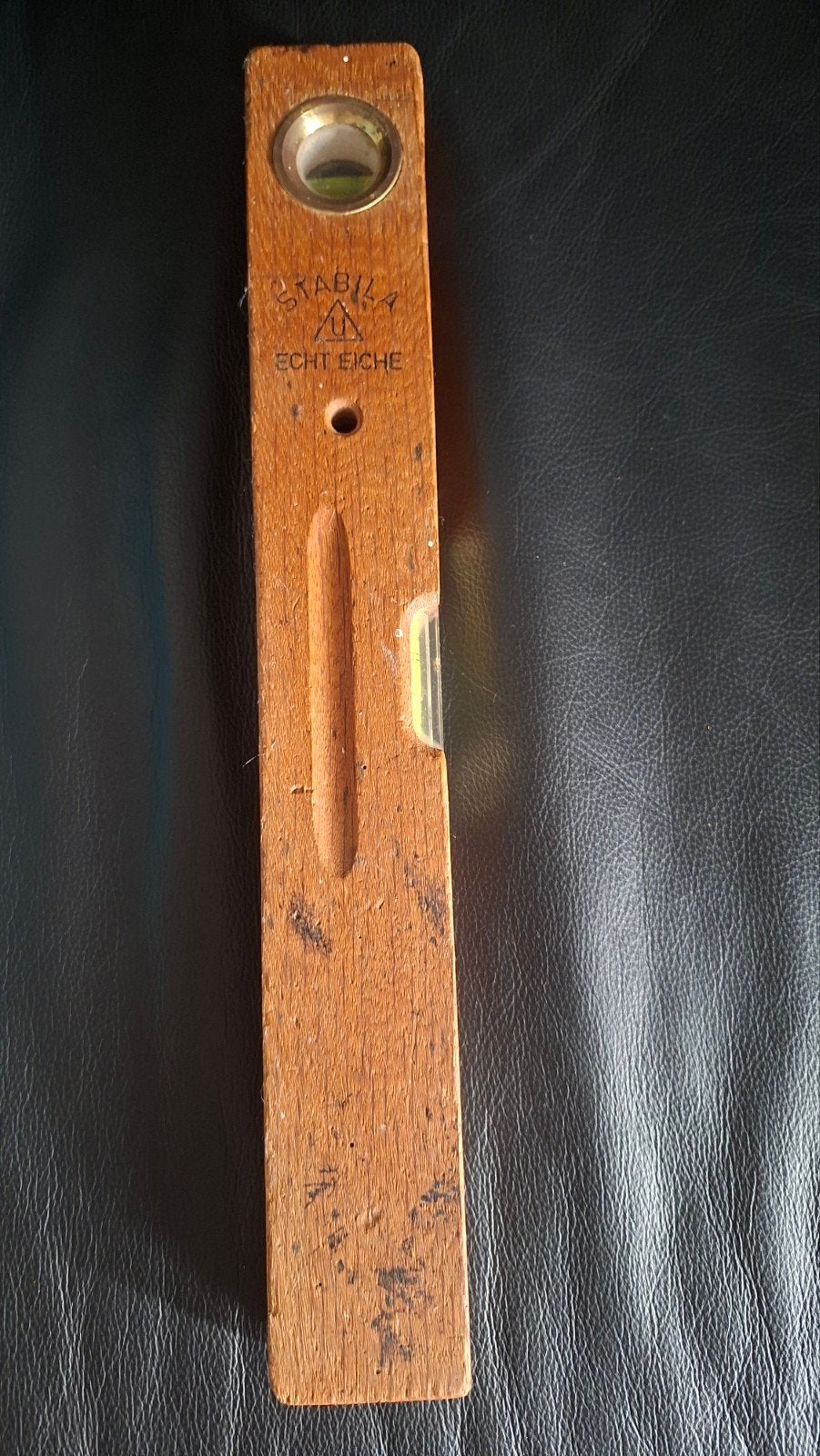 Vintage eikenhouten Stabila waterpas, Ophalen of Verzenden