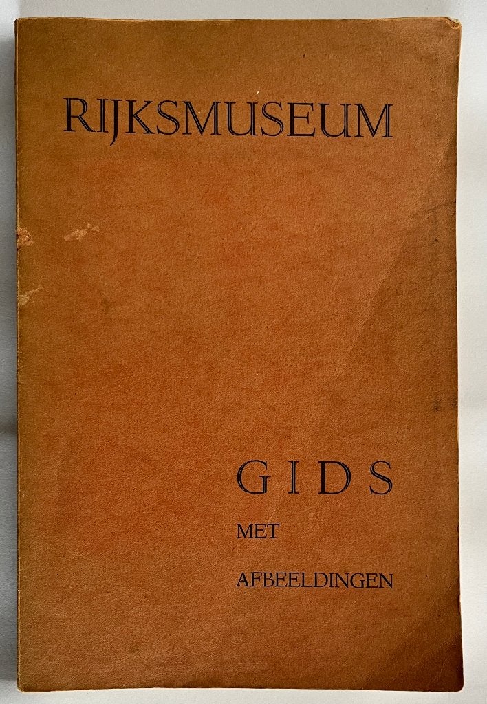 Boekje - Rijksmuseum - 1938, Boeken, Kunst en Cultuur | Beeldend, Ophalen of Verzenden, Gelezen