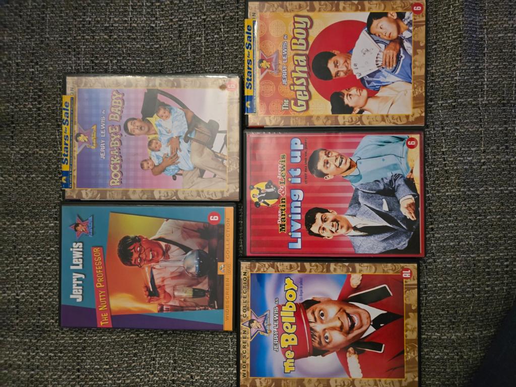 Jerry Lewis DVD Collectie: 5 Klassieke Komedies, Alle leeftijden, Ophalen of Verzenden, Gebruikt, Overige genres