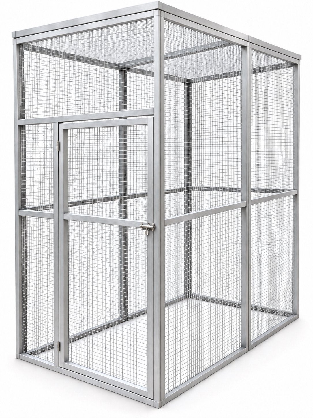 Voliere model duo aluminium, ook maatwerk!, 4221LV, Info@vandoorntimmerwerken.com, Ophalen of Verzenden, Van Doorn timmerwerken