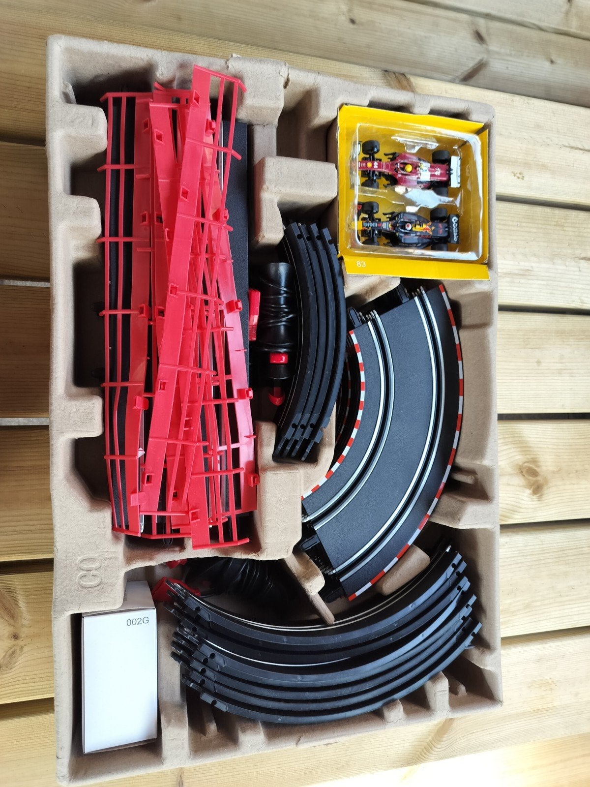 Carrera Racebaan met Red Bull en Ferrari F1 auto's, Ophalen, Carrera, Elektrisch, Racebaan
