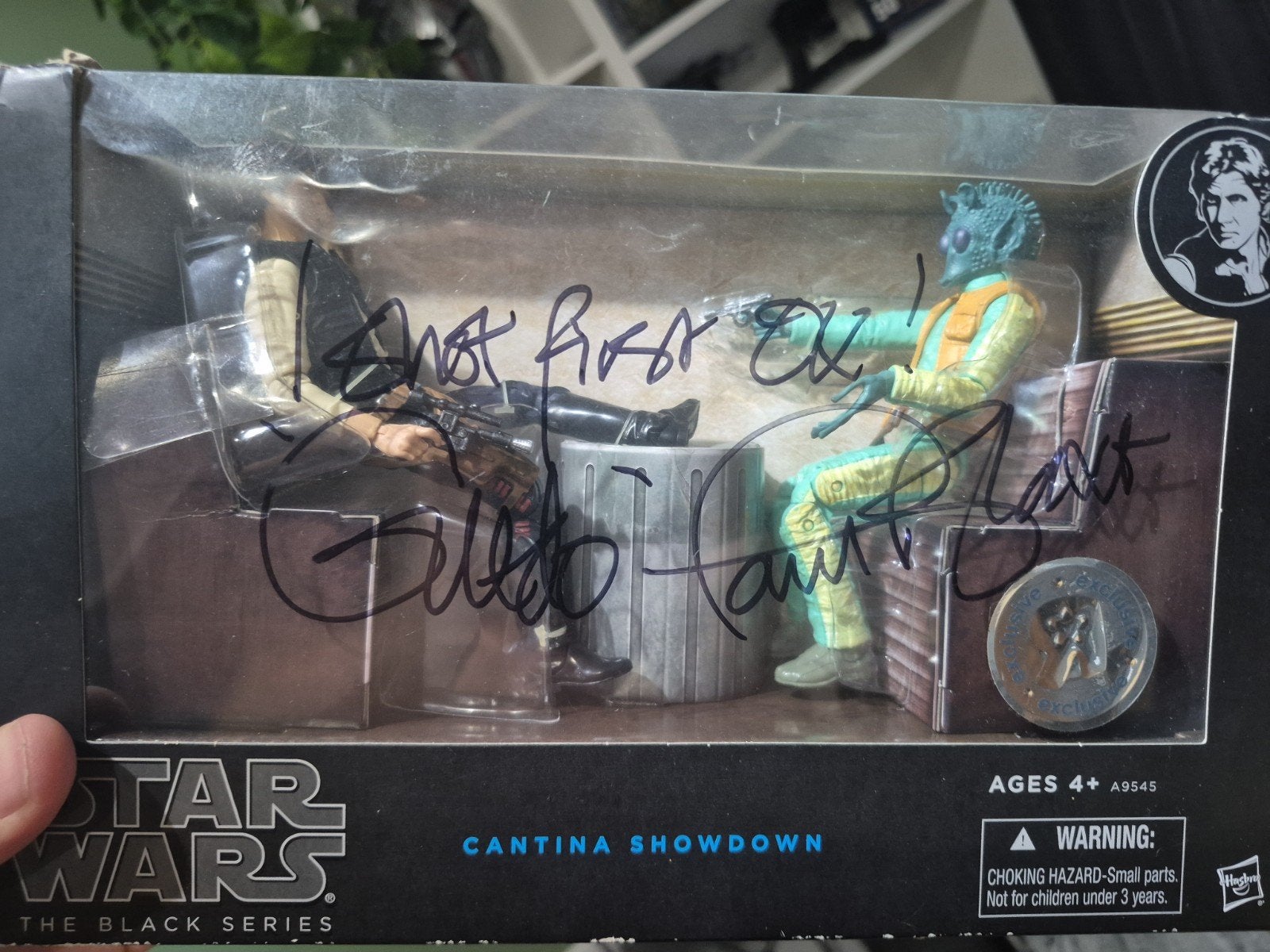 Star Wars The Black Series – Cantina Showdown – Gesigneerd d, Verzamelen, Star Wars, Ophalen of Verzenden, Zo goed als nieuw, Actiefiguurtje