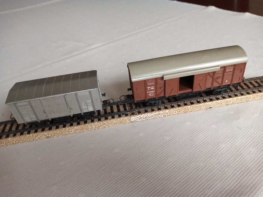 3 Lima goederen wagons, Gebruikt, Gelijkstroom, Wagon, Ophalen of Verzenden