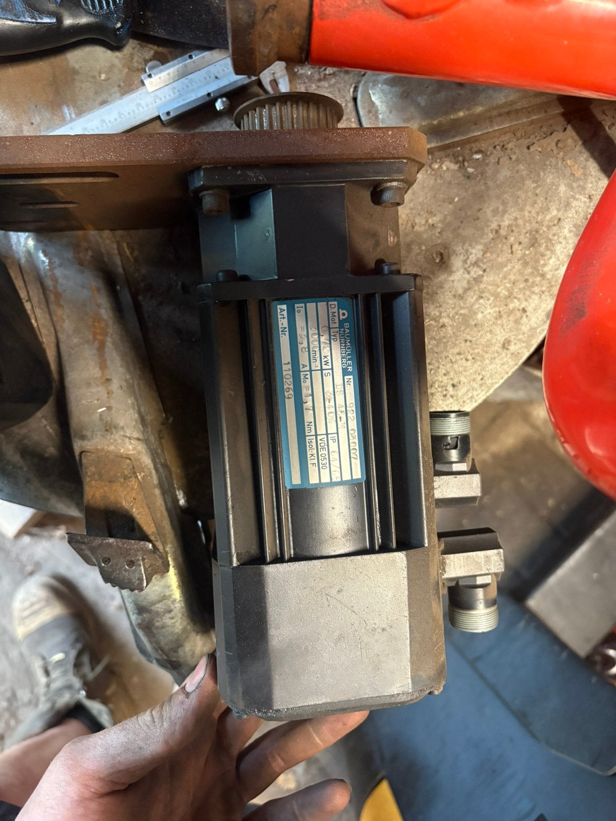 Electro motoren cnc, Ophalen, Gebruikt
