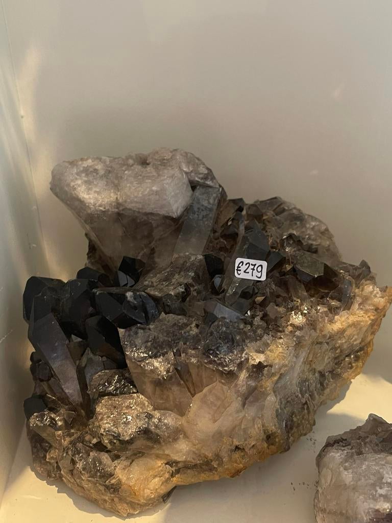 Prachtig groot stuk rookkwarts, Verzamelen, Mineralen en Fossielen, Ophalen of Verzenden
