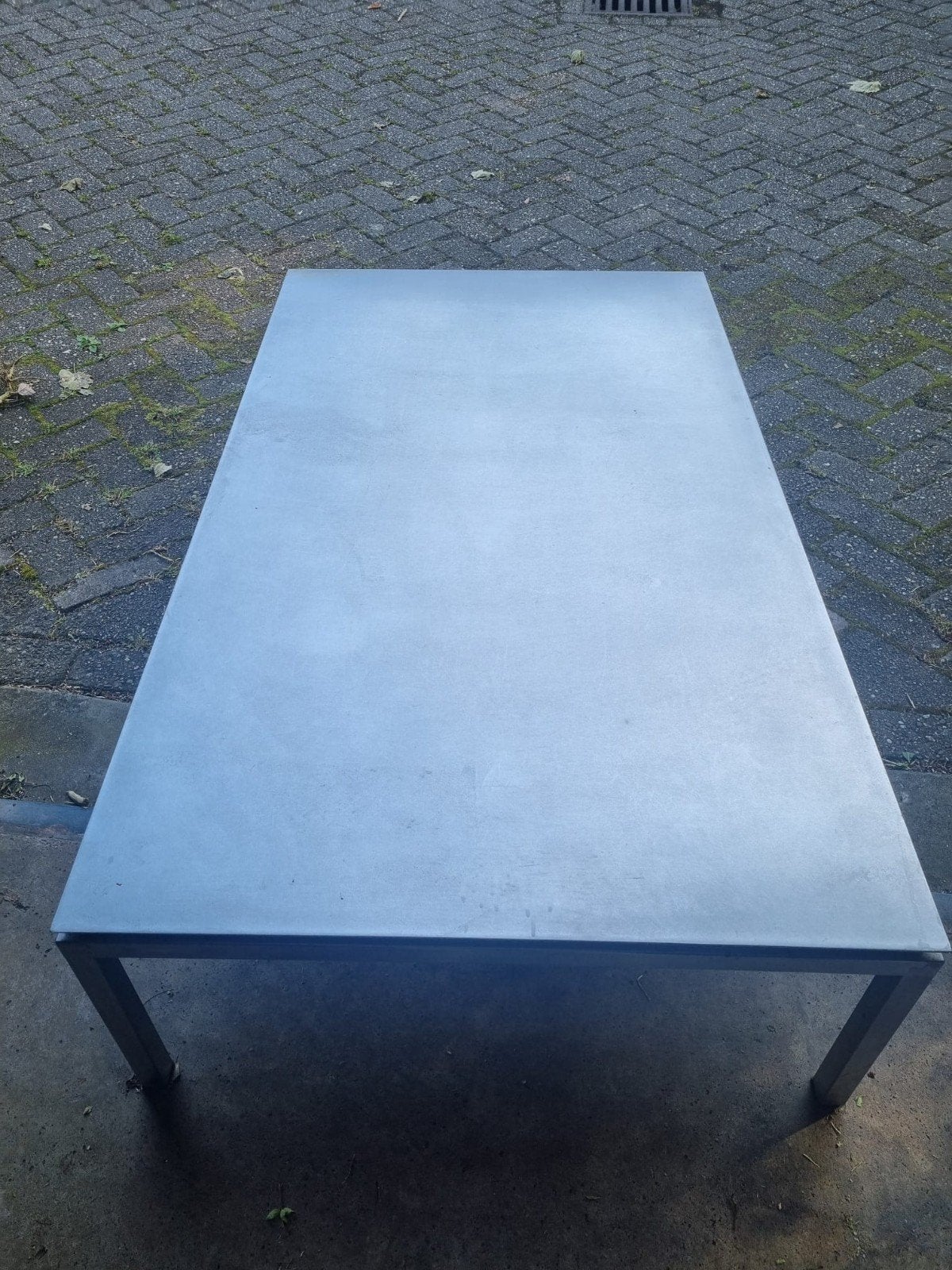 Moderne RVS Salontafel - Villa Arena Design, Huis en Inrichting, Ophalen, Gebruikt, 100 tot 150 cm, 50 tot 100 cm