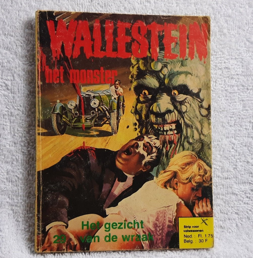c045-15 boekjes, WALLESTEIN het monster, voor volwassenen., Meerdere stripboeken, Ophalen of Verzenden, Gelezen