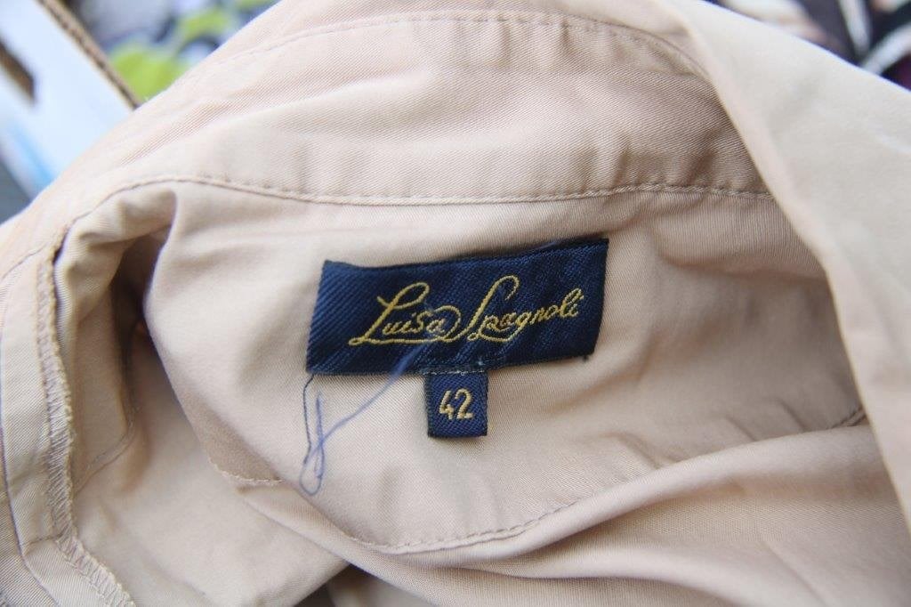 Doorknoopjurk camel Luisa Spagnoli mt 42 Vaste prijs, Kleding | Dames, Jurken, Bruin, Maat 42/44 (L), Ophalen of Verzenden, Zo goed als nieuw