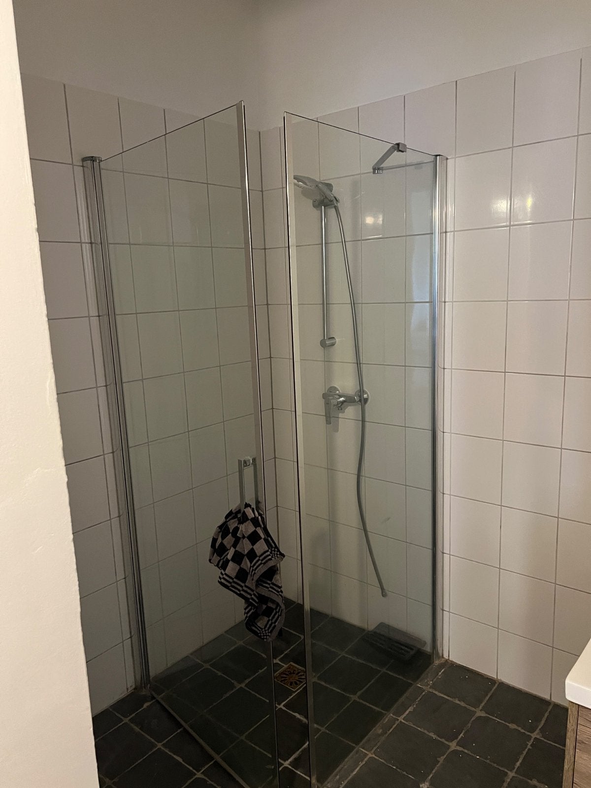 Glazen douchedeuren voor inloopdouche, Ophalen, 80 tot 120 cm, Overige typen, 160 cm of meer