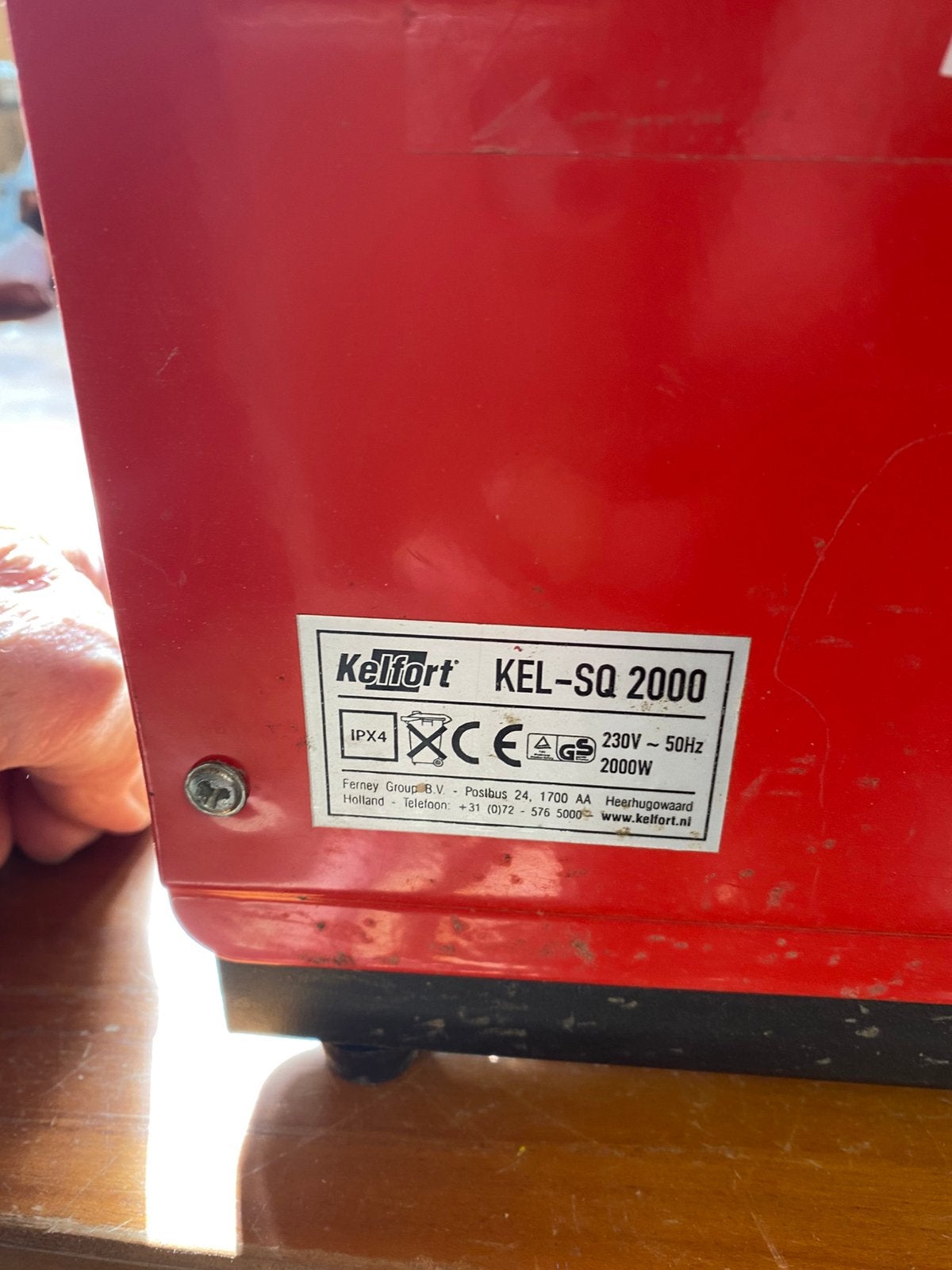 KELLFORT elektrische kachel 2000 watt, Doe-het-zelf en Verbouw, Verwarming en Radiatoren, 30 tot 80 cm, Kachel, Minder dan 60 cm