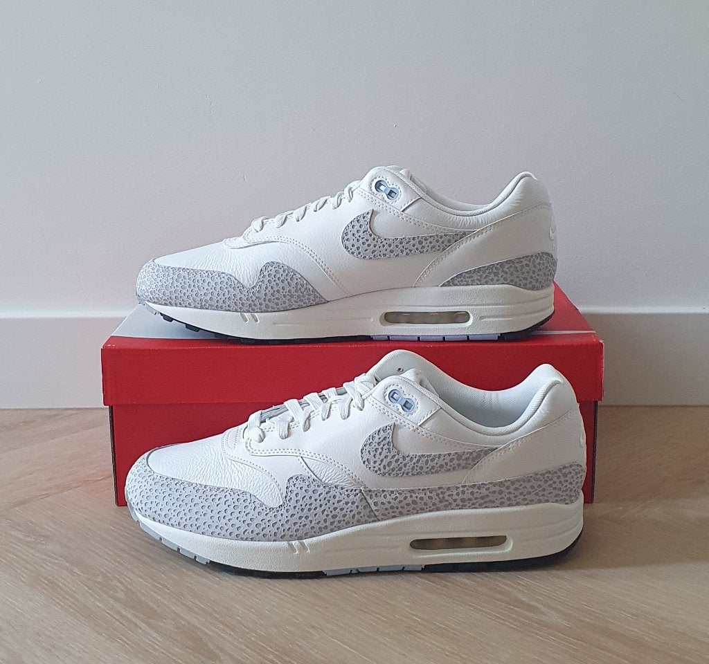 Nike Air Max 1 Safari Summit White EU 46, Verzenden, Wit, Nieuw, NIKE