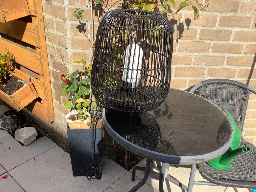 Buitenlamp, Tuin en Terras, Ophalen, Gebruikt, Staande lamp, Netvoeding