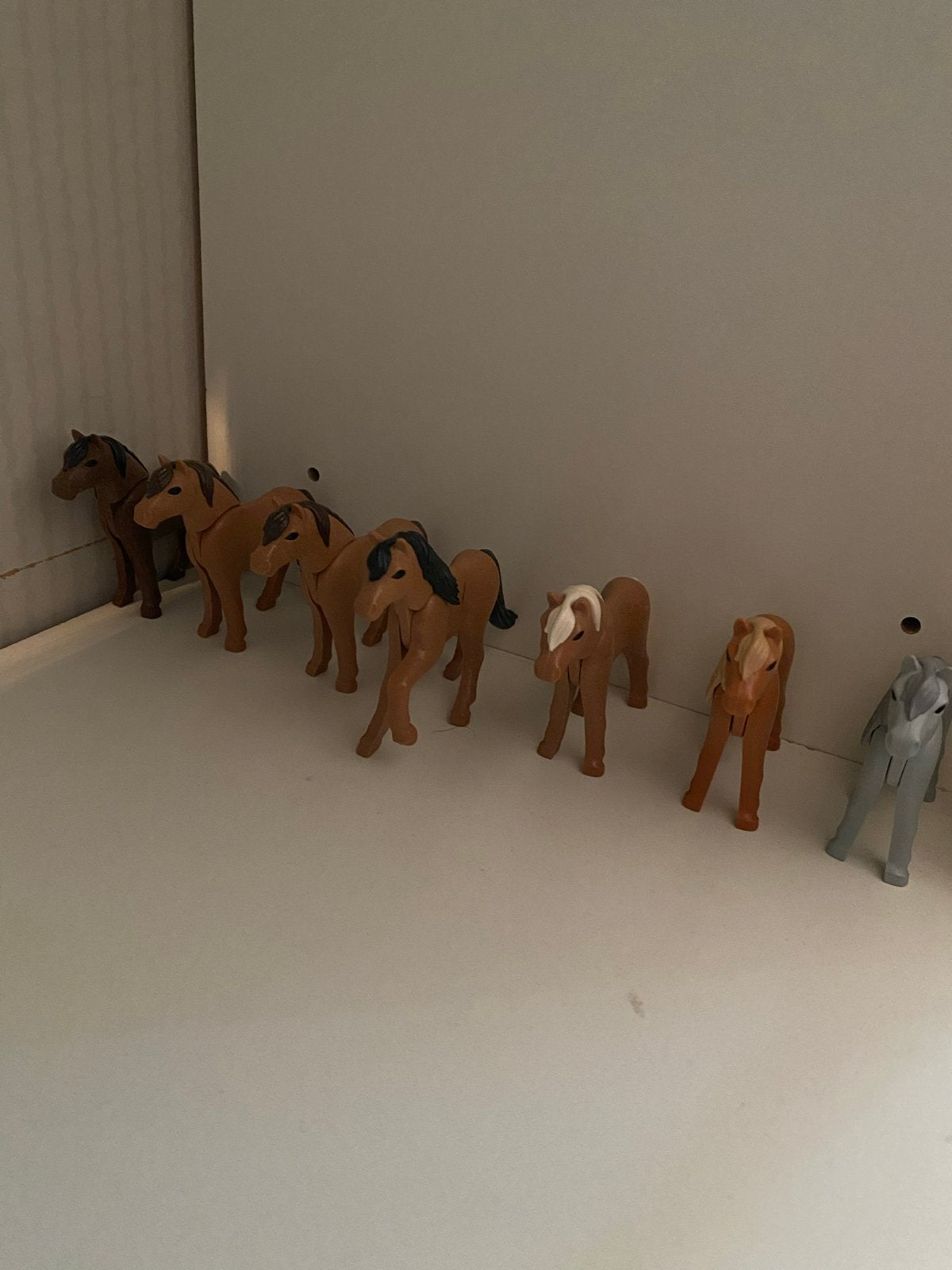 Playmobil paarden en pony's - set van 8, Ophalen of Verzenden, Gebruikt, Jongen of Meisje