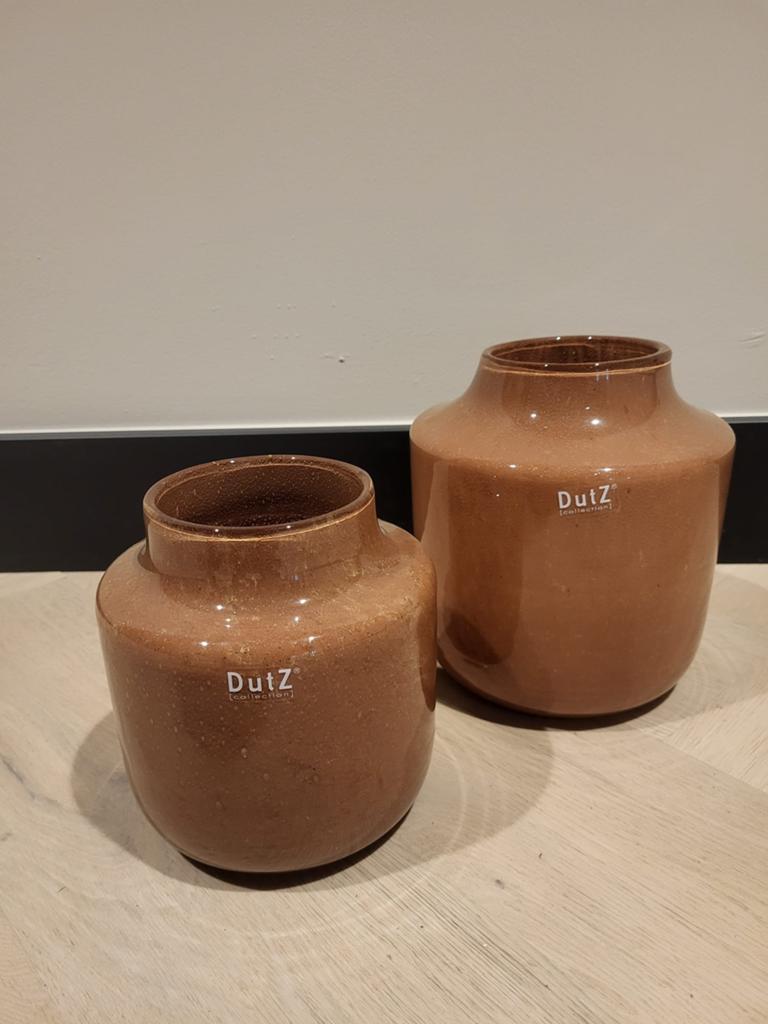 Twee vazen terracotta merk dutz, Ophalen, Overige kleuren, Aardewerk of Porselein, Zo goed als nieuw