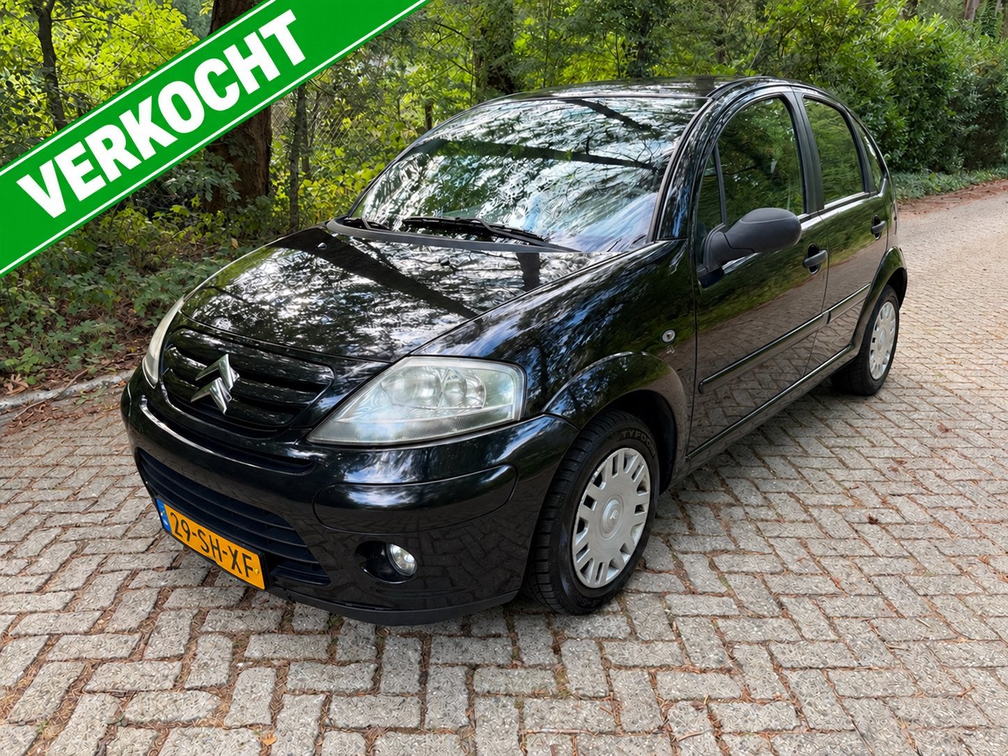 Citroën C3 1.4İ SkyRadio 2006 - APK tot 27.08.27, Auto's, Voorwielaandrijving, Zwart, Origineel Nederlands, Bedrijf