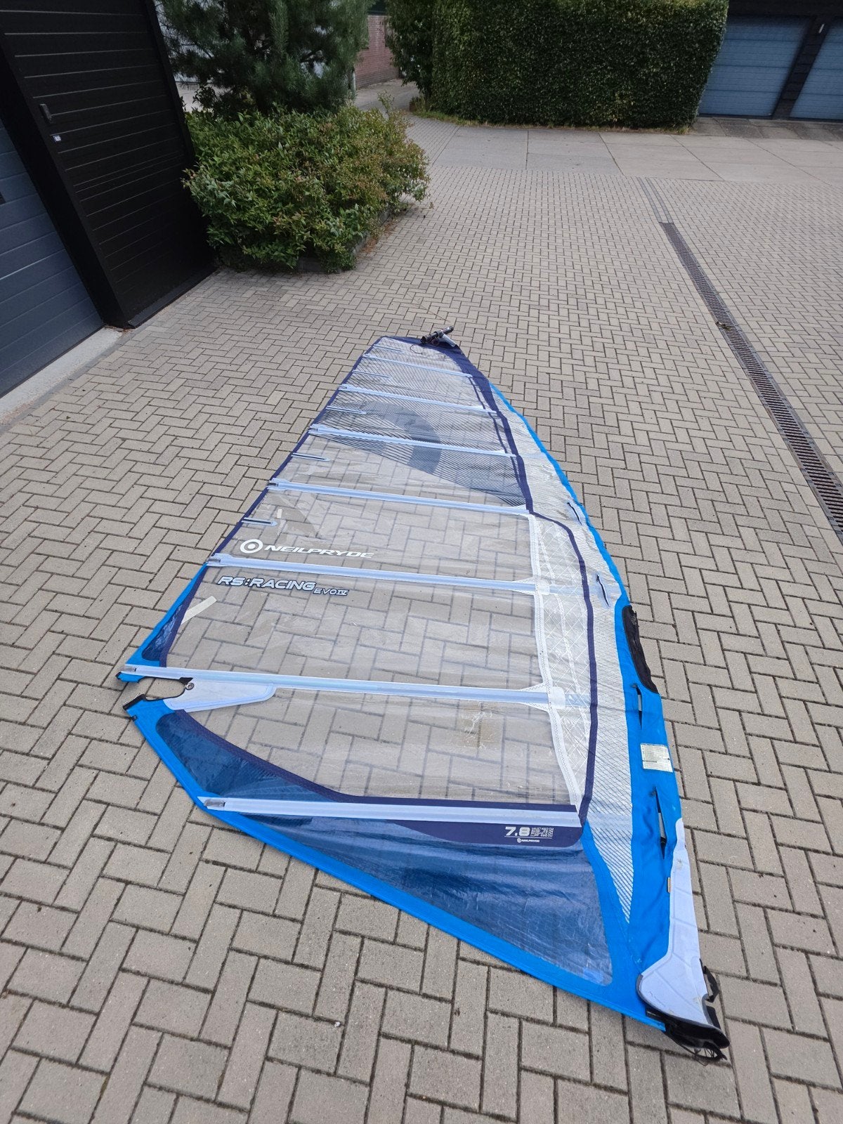 NeilPryde RS Racing Evo 4 7.8 windsurfzeil, Watersport en Boten, Windsurfen, Ophalen, Gebruikt, Zeil