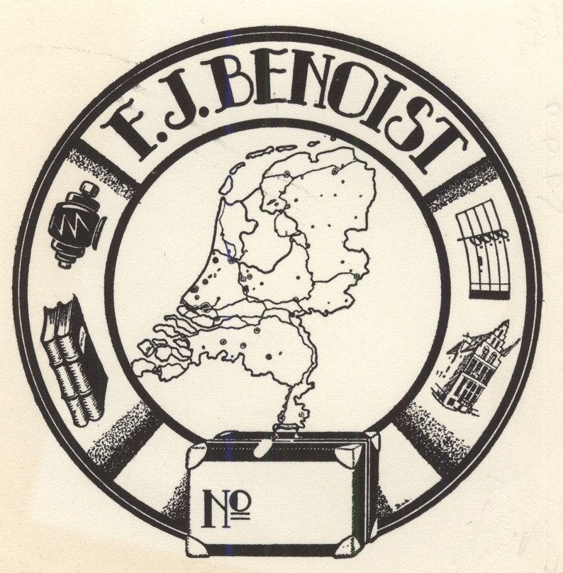 0229 Ex Libris Nederland : Dirk Govert van Luijn, 1946, Verzenden, Ex libris