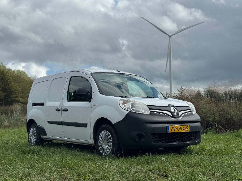 Renault Kangoo 1.5 DCI 66KW 2016, Trekhaak, Airco, Camper, Auto's, Stof, Zwart, 4 cilinders, 715 kg