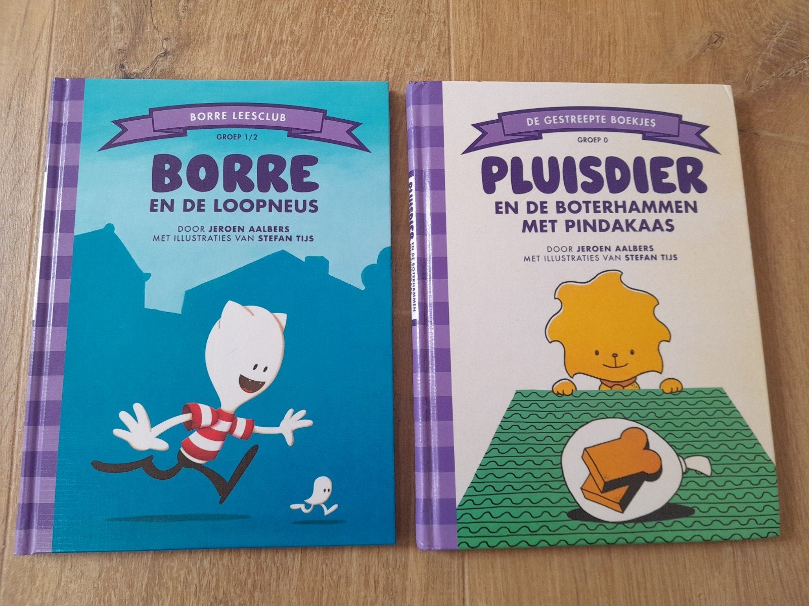 Borre en Pluisdier kinderboeken (Jeroen Aalbers), Boeken, Ophalen of Verzenden, Gelezen, Jeroen Aalbers, Fictie algemeen