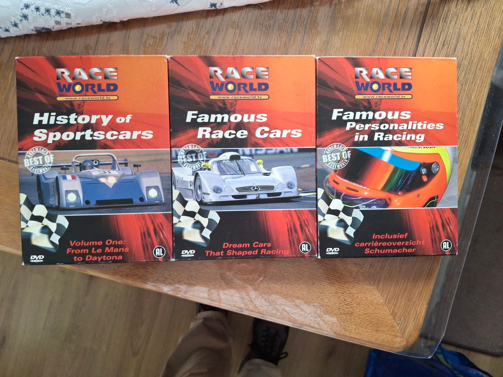 Race World DVD Boxset: Sportscars, Race Cars & Personalities, Engels, Alle leeftijden, Nederlands, Ophalen of Verzenden