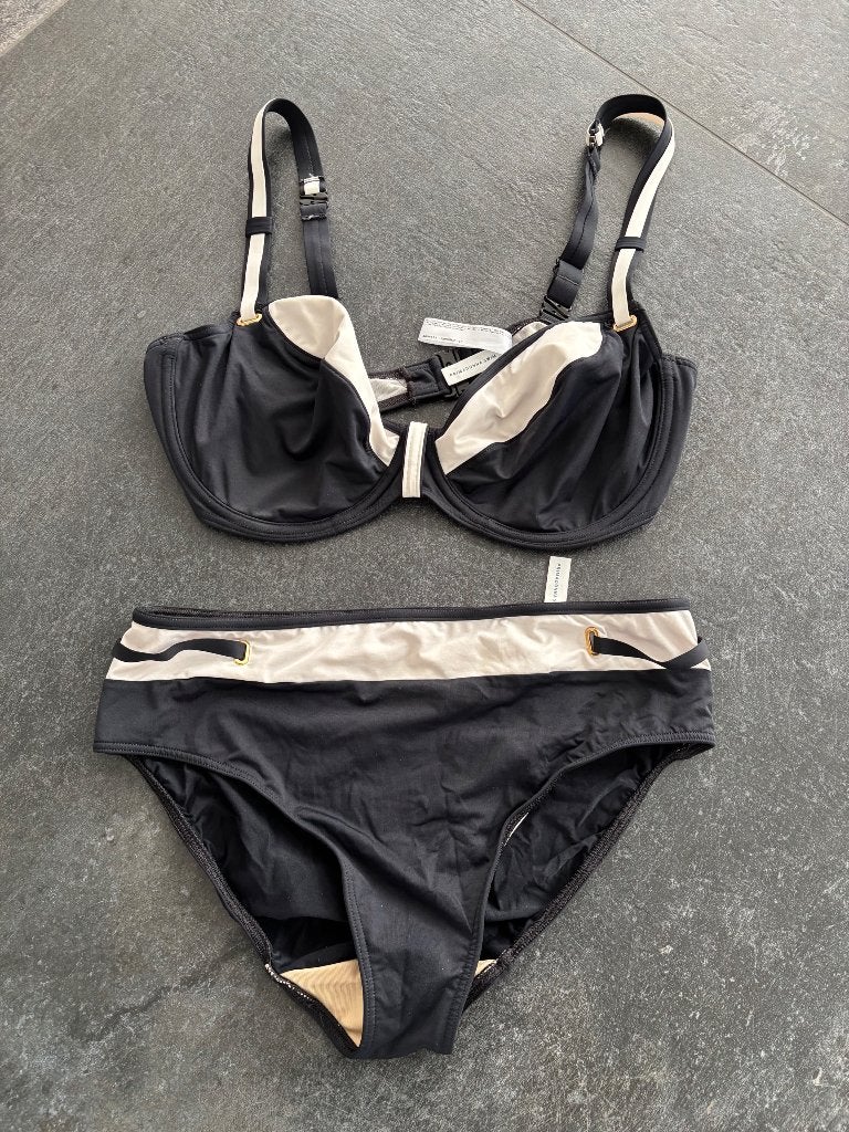 Primadonna Swim bikini 85E / 40 zwart-wit, Verzenden, Zwart, Zo goed als nieuw, Bikini