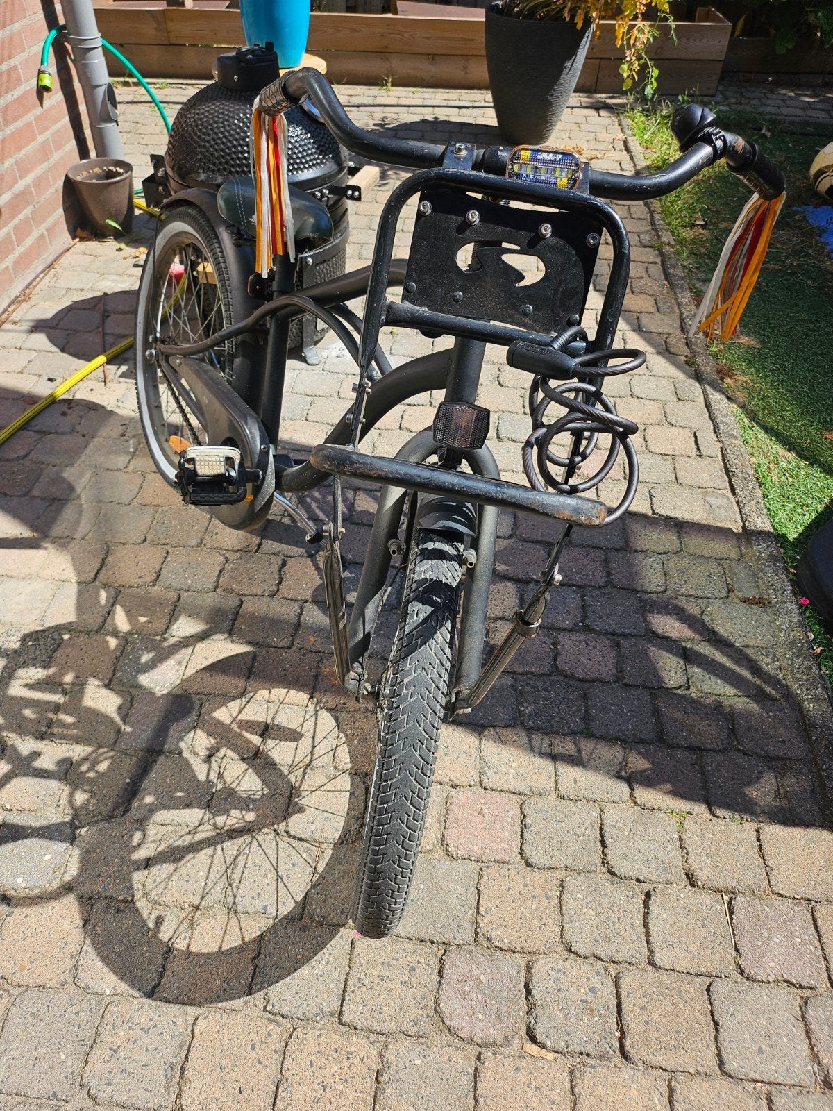 20 inch kinderfiets met voordrager, Ophalen of Verzenden, Gebruikt, 20 inch of meer