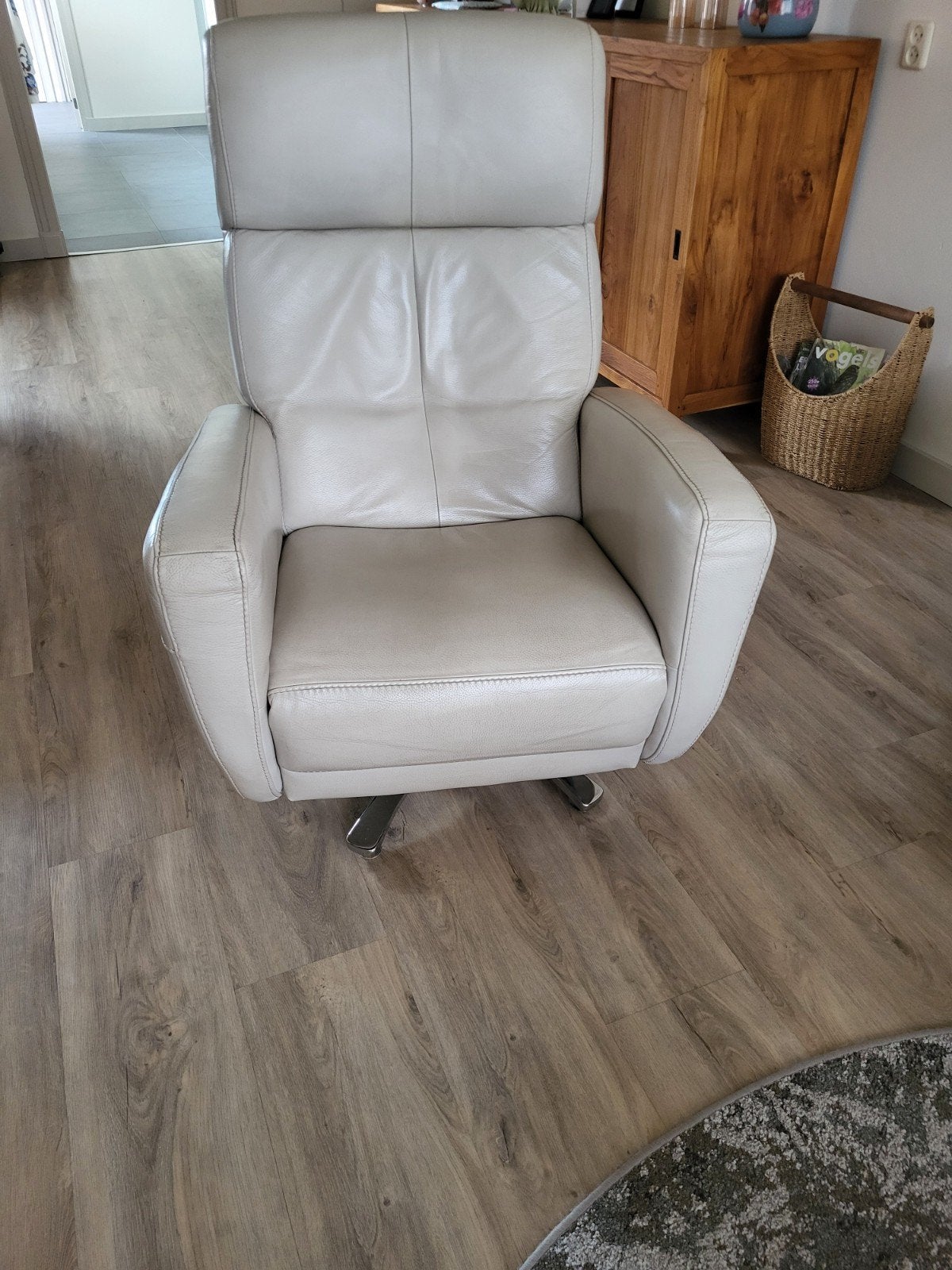 Relaxstoel, Ophalen, Gebruikt, Minder dan 75 cm, Leer