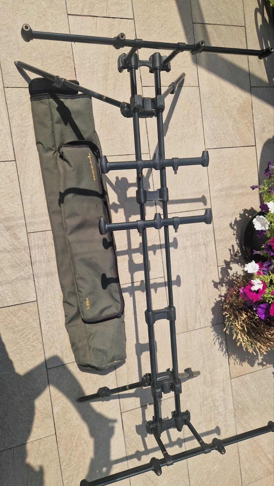 Fox Ranger 3 + 4 hengel rodpod - Gebruikt, prima in orde, Ophalen, Gebruikt, Overige typen