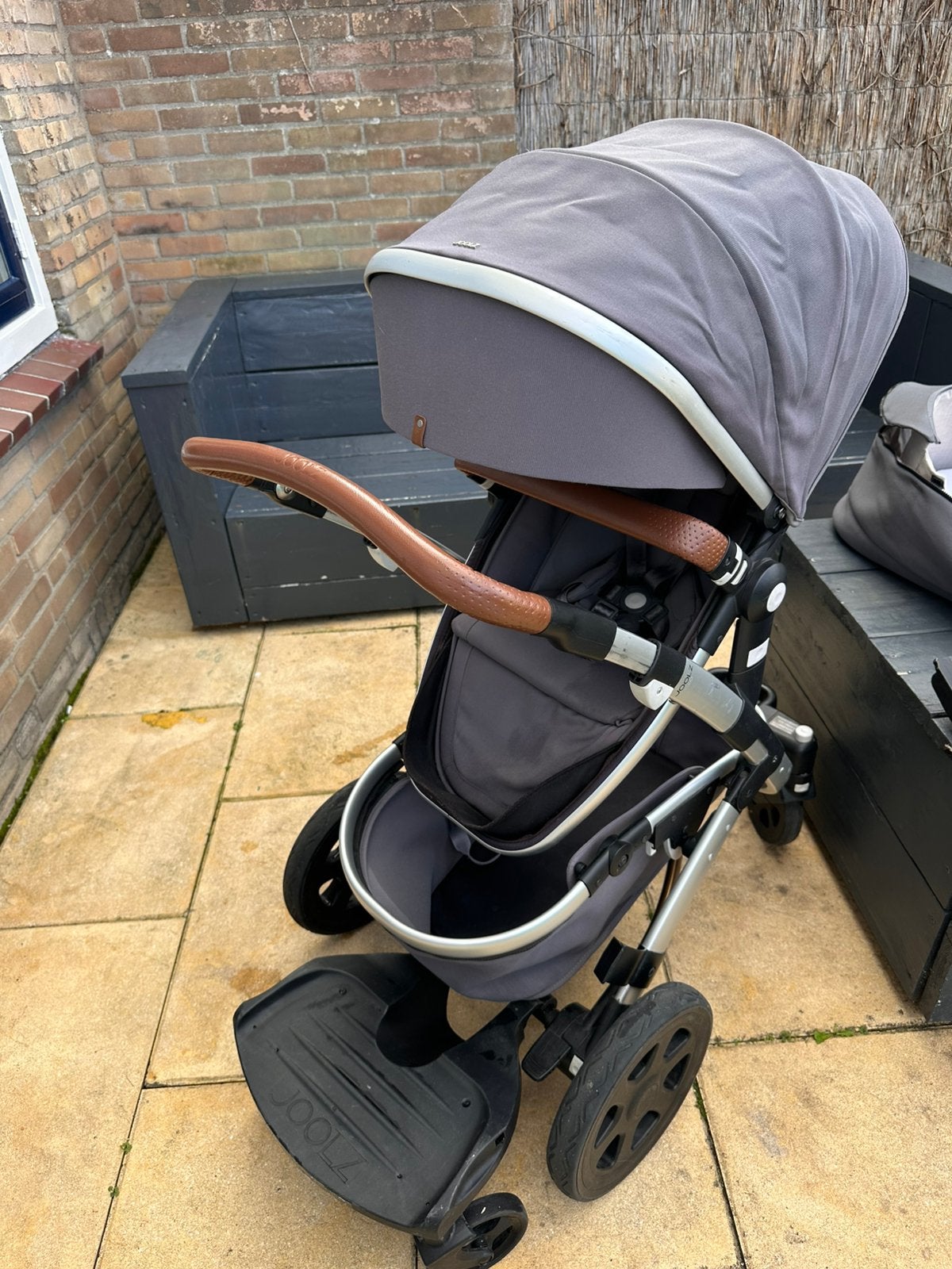 Joolz Geo kinderwagen compleet met veel accessoires – grijs, Gebruikt, Met reiswieg, Ophalen, Kinderwagen