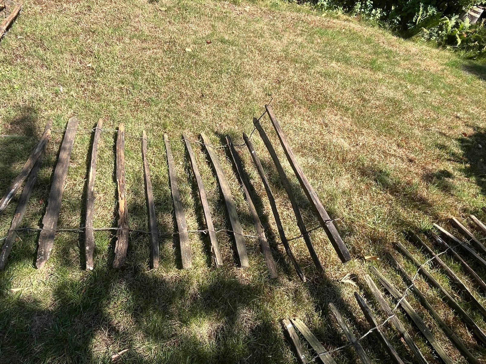 Schapenhek  1m hoog, Tuin en Terras, Tuinhekken en Hekwerk, Ophalen, Gebruikt, Hout, Tuinhek