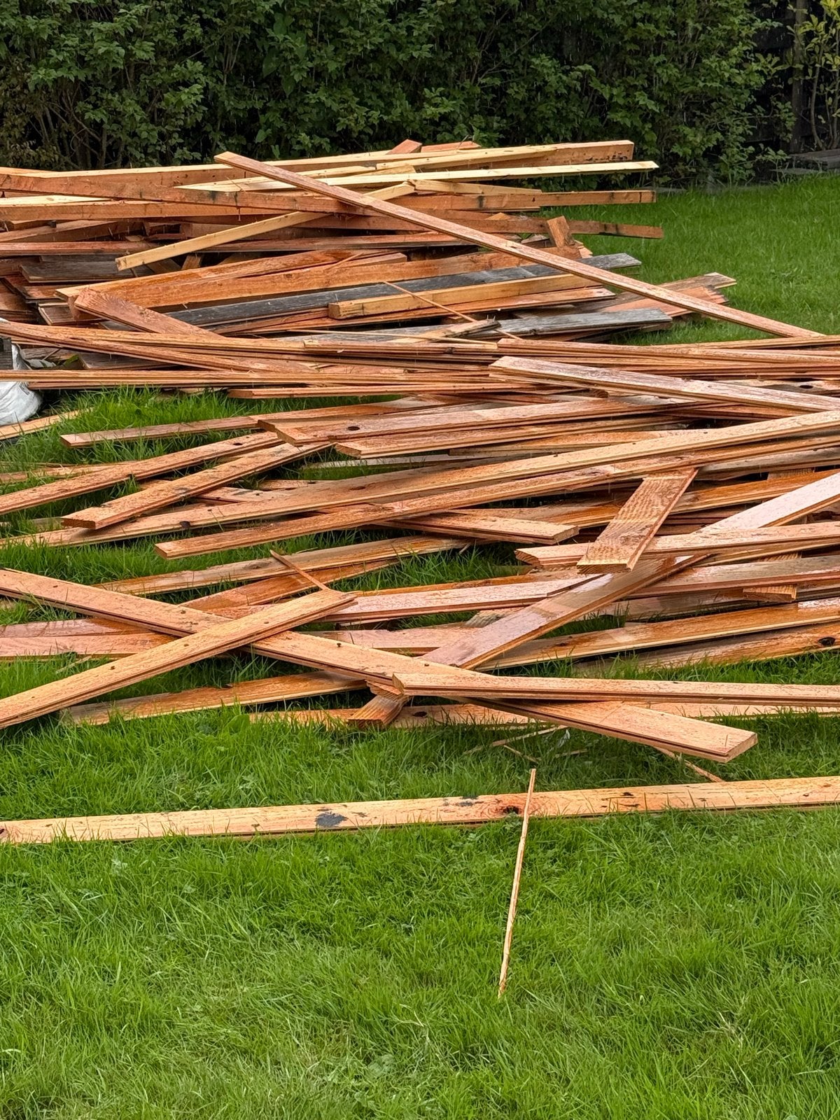Gratis af te halen: Douglas planken messing/groef, Doe-het-zelf en Verbouw, Hout en Planken, Gebruikt, Minder dan 25 mm, Ophalen of Verzenden