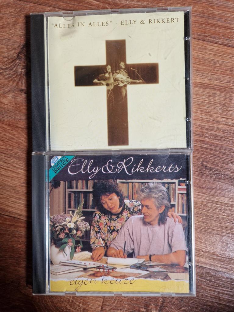 Elly & Rikkert CD's: "Alles in Alles" en "Eigen Keuze", Ophalen of Verzenden, Gebruikt, Levenslied of Smartlap
