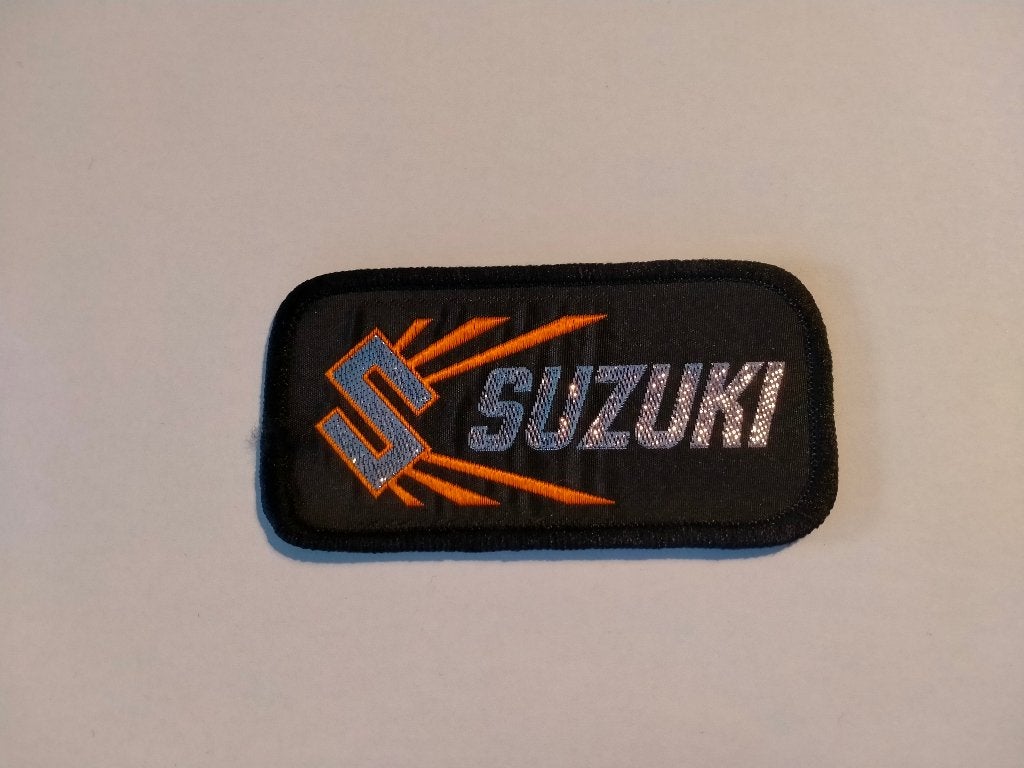 Suzuki motor cycles motoren vintage patch embleem logo, Ophalen of Verzenden, Nieuw, Auto's