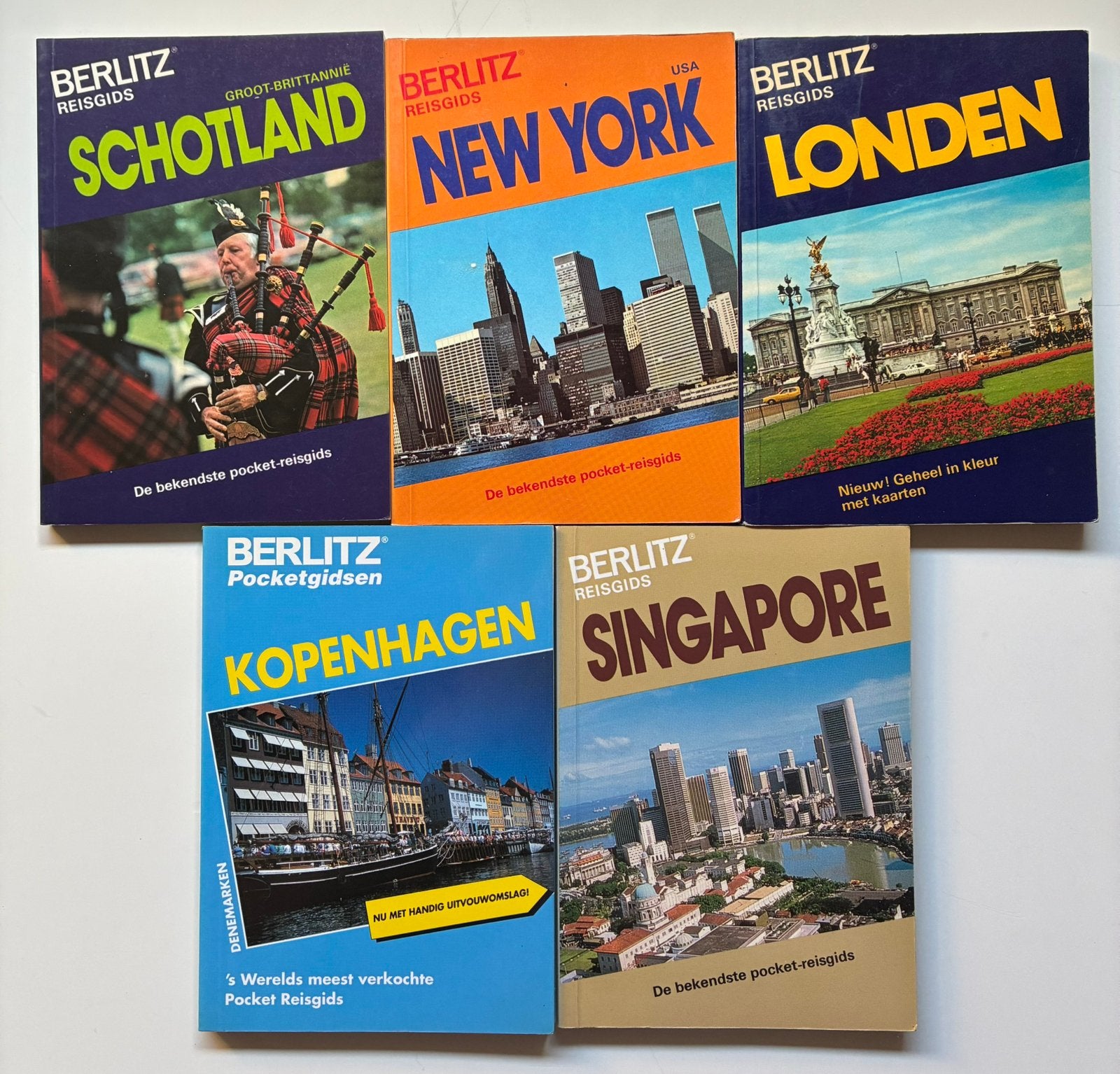 5 x Berlitz reisgids, Ophalen of Verzenden, Zo goed als nieuw, Europa, Reisgids of -boek