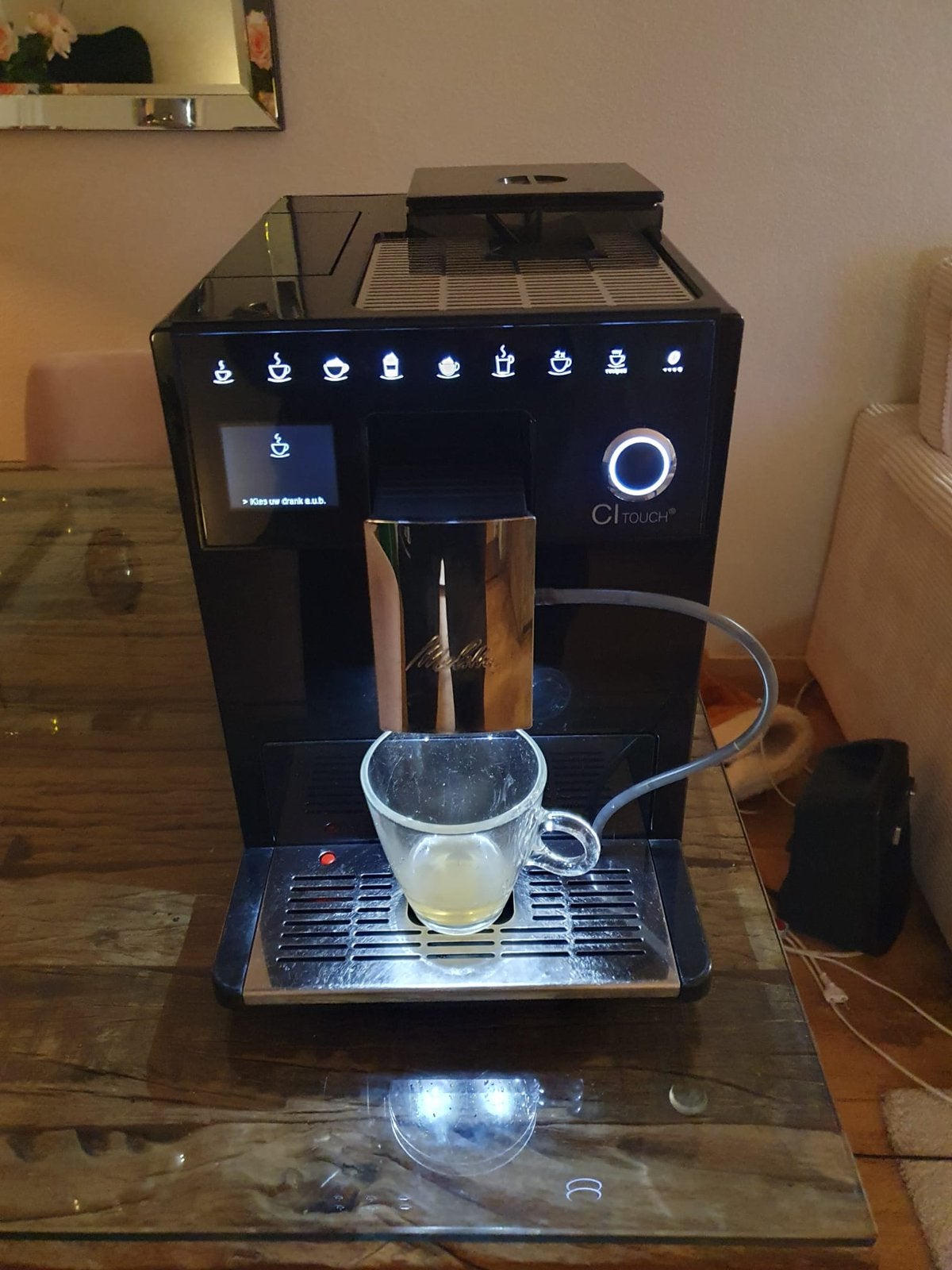 Melitta cl touch Smart koffiemachine, Witgoed en Apparatuur, Koffiezetapparaten, Afneembaar waterreservoir, 10 kopjes of meer