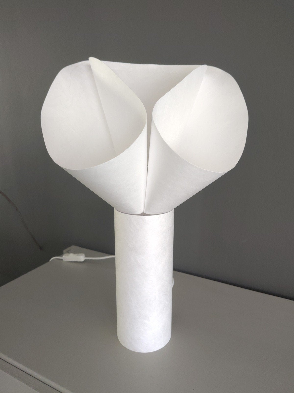 Tafellamp Ikea Bäcknate wit, 50 cm, E14 (klein), Wit, Ophalen of Verzenden