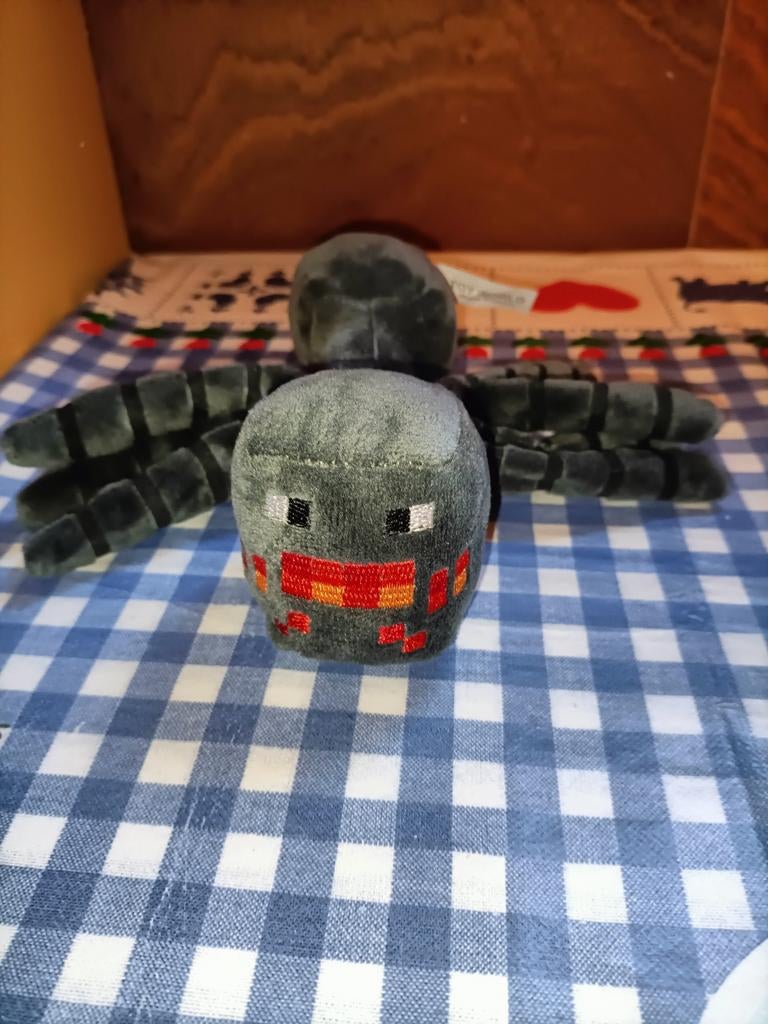Minecraft spin knuffel 19 cm groot, Ophalen of Verzenden, Zo goed als nieuw