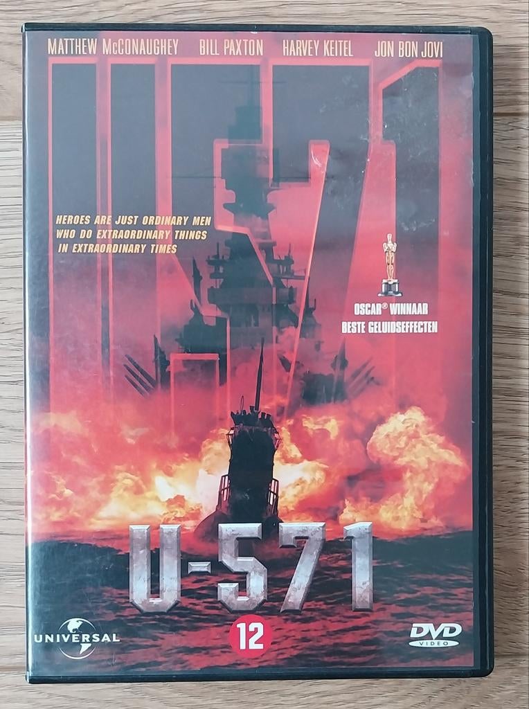 DVD,  U-571, Alle leeftijden, Ophalen of Verzenden, Gebruikt