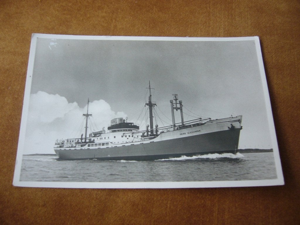 M.S PRINS ALEXANDER  - ORANJE LIJN MIJ ZEETRANSPORT NV, Verzenden, 1940 tot 1960, Ongelopen