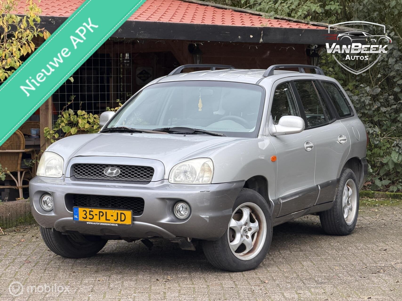 Hyundai Santa Fe 2.0i-16V, Auto's, Voorwielaandrijving, Gebruikt, 4 cilinders, 2000 kg