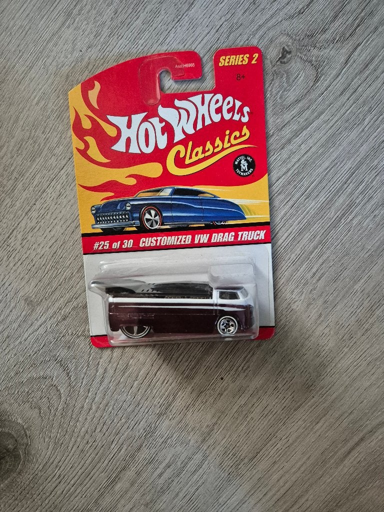 Hot Wheels Classics violet Volkswagen customized Drag Truck, Ophalen of Verzenden, Nieuw, Auto