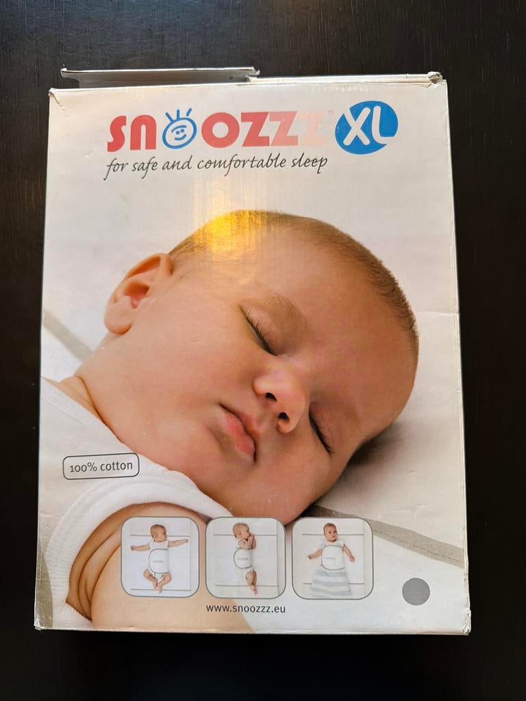 Snoozzz XL veilige slaapwikkel voor baby's, Ophalen, Zo goed als nieuw, 100 cm of meer, Bakerzak of Bakerdoek