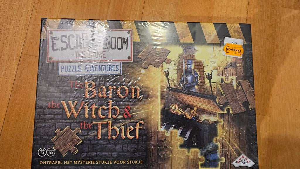 Escaperoom the game puzzle adventures, Ophalen of Verzenden, Nieuw