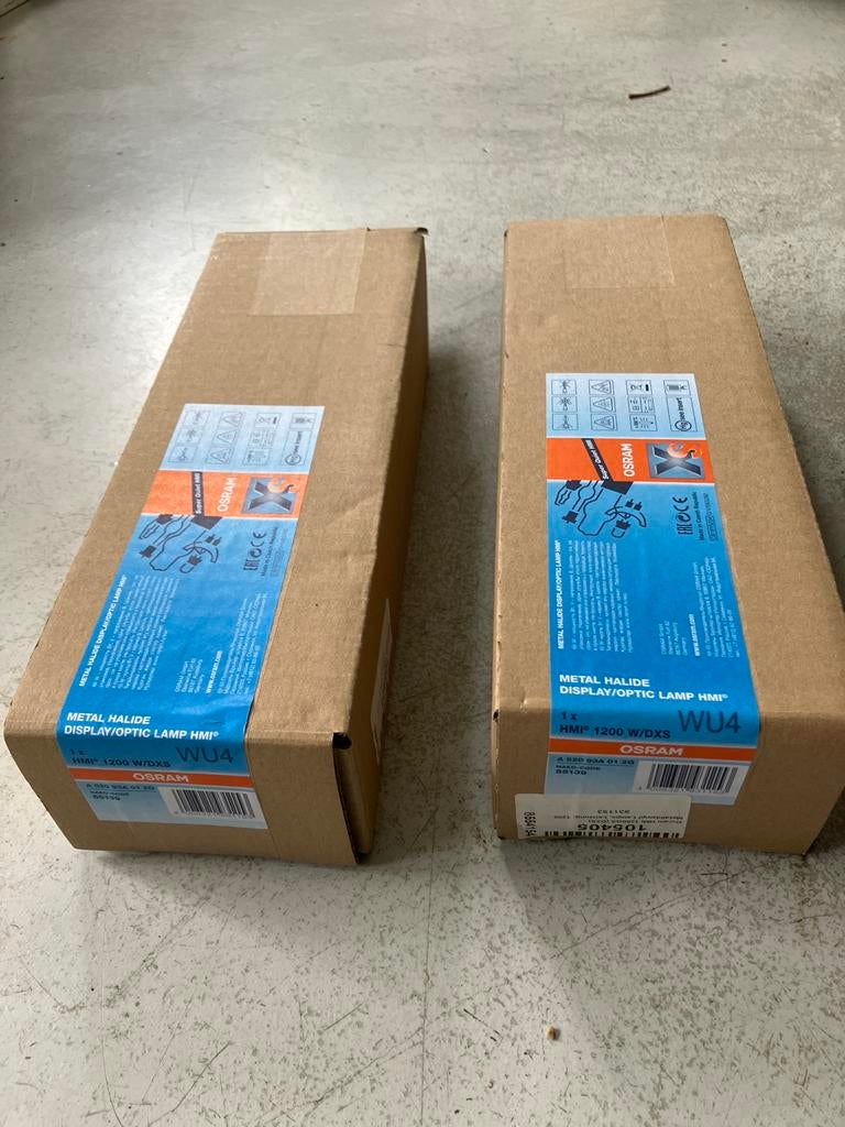 OSRAM HMI 1200W/DXS Metaalhalide Display/Optische Lamp, Ophalen of Verzenden, Nieuw, Licht