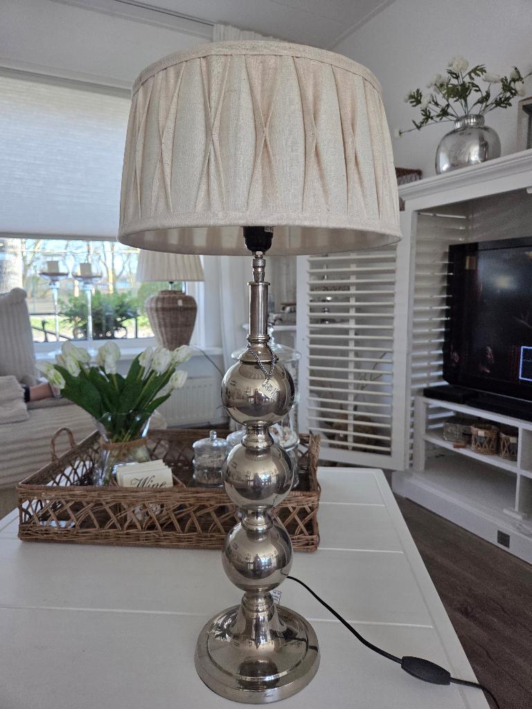 Zgan  riviera maison  lamp   zonder kap!, Ophalen of Verzenden, Zo goed als nieuw, 50 tot 75 cm