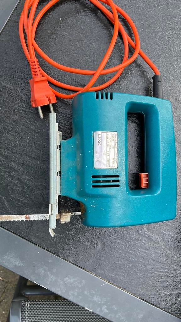 Decoupeerzaag Black&Decker, Doe-het-zelf en Verbouw, Gereedschap | Zaagmachines, Ophalen, Gebruikt, Minder dan 600 watt, Decoupeerzaag
