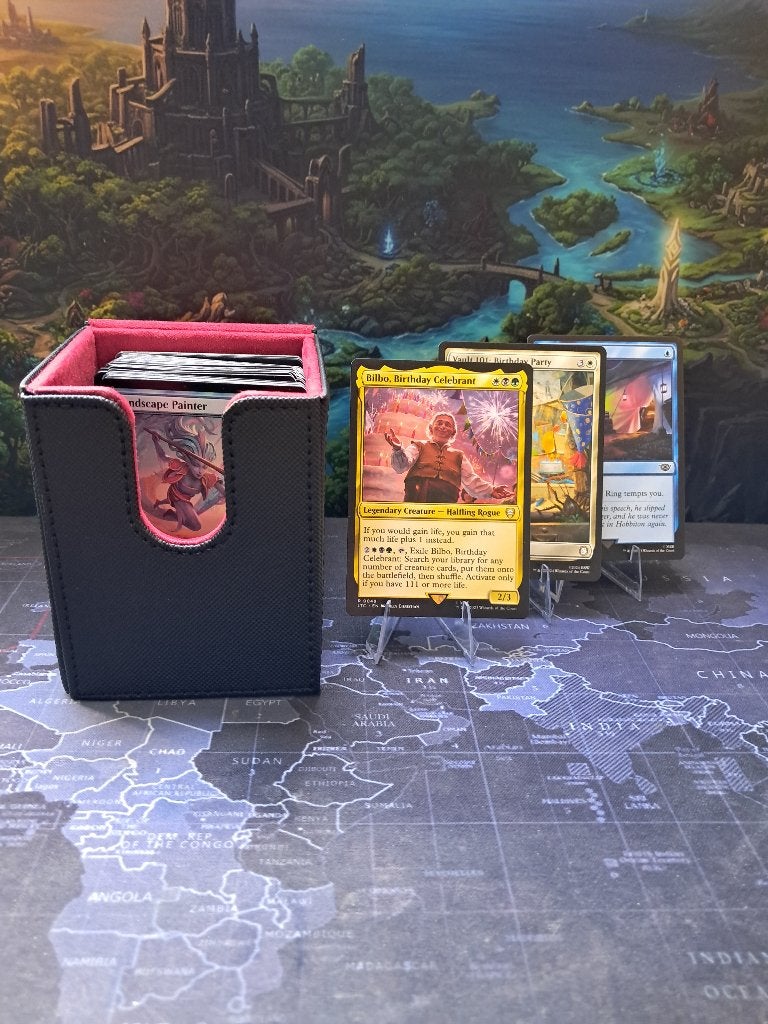 MTG deck kado-bundel voor verjaardag Commander sleeves box, Ophalen of Verzenden, Nieuw, Speeldeck