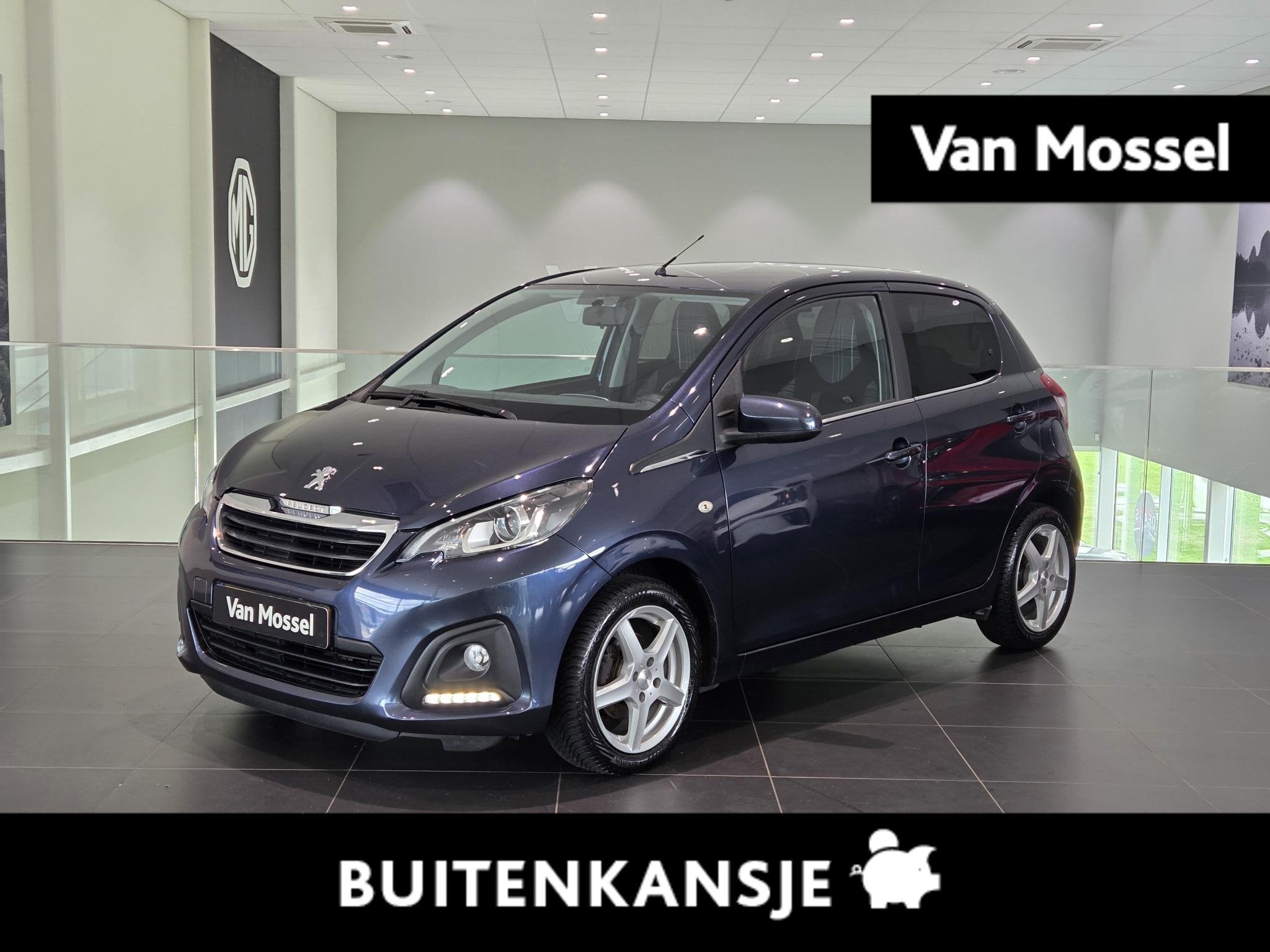 Peugeot 108 1.0 e-VTi Allure Groot scherm en airconditioning, Voorwielaandrijving, 12 maanden, Stof, Gebruikt