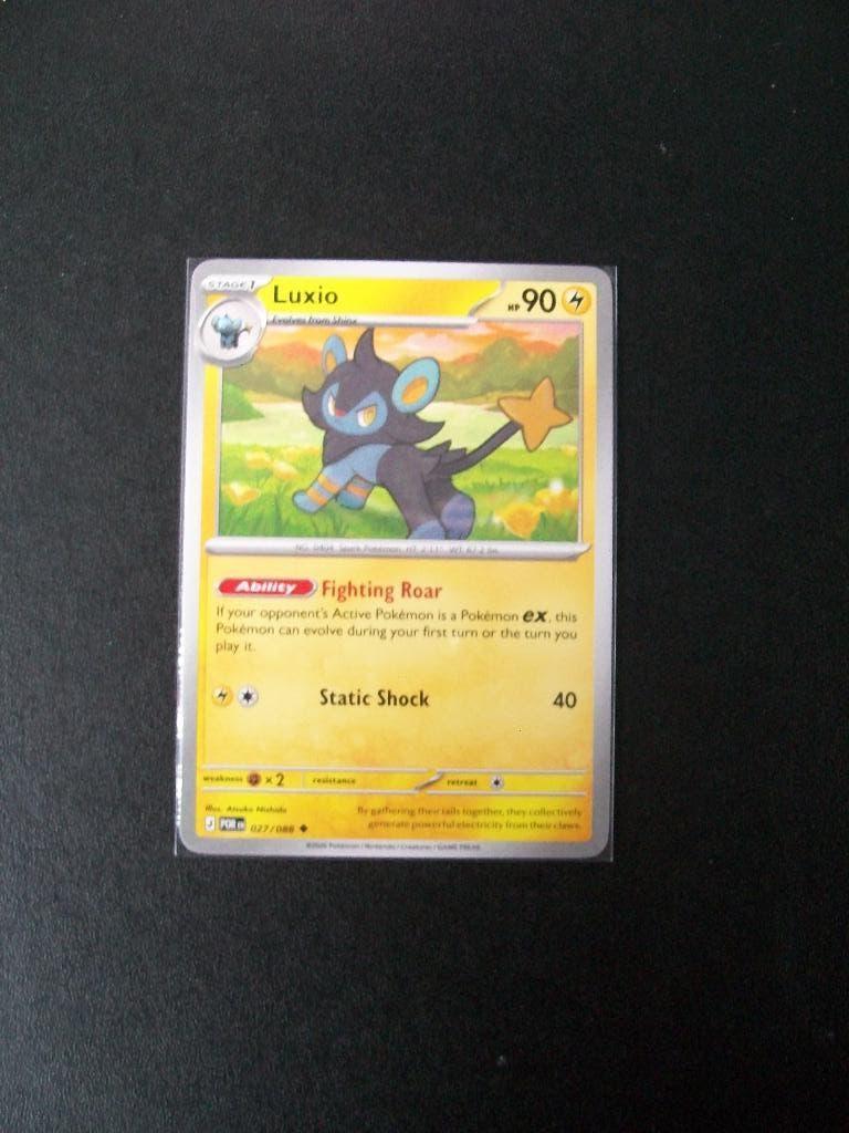 9591. Nieuwe Pokemon Kaart LUXIO HP 90 (027/088), Verzenden, Nieuw, Losse kaart