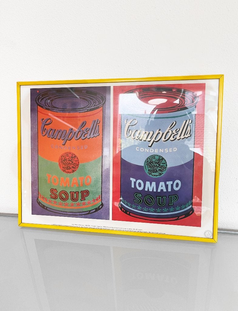 Vintage Andy Warhol Campbells Soup Can Offset Litho 1993, Ophalen of Verzenden, A1 t/m A3, Film en Tv